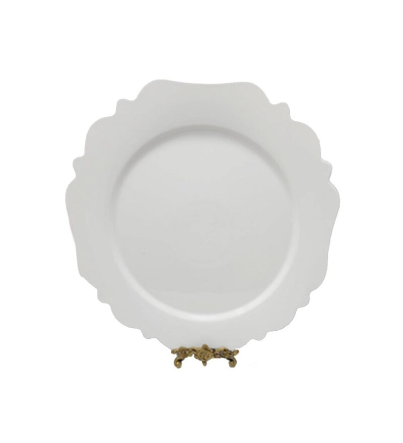 Charger Plate Porcelain white party-rental-products-lux-and-lavish-luxandlavish-event-rentals-miami