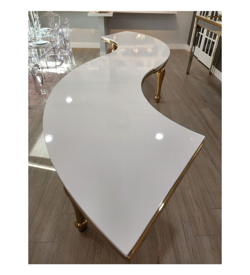 Serpentine-table-white-top-party-rental-products-lux-and-lavish-luxandlavish-event-rentals-miami